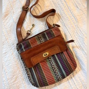 FOSSIL VINTAGE AZTEC CROSSBODY
